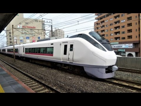 【亀有駅】常磐線特急 ひたち17号（JR東日本E657系電車）いわき駅行の通過（東京都葛飾区）Joban Line Limited Express Hitachi, Tokyo JAPAN TRAIN
