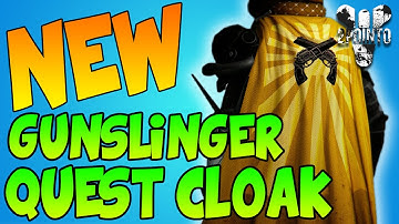 Destiny: NEW Gunslinger Cloak – “Path Of The Gunslinger” – Class Item – The Taken King Rewards
