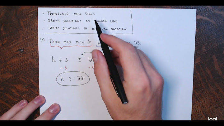 Translate the sentence into an inequality calculator