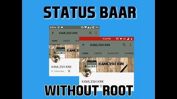 How To Change Status Bar Style On Any Android Device (WITHOUT ROOT )