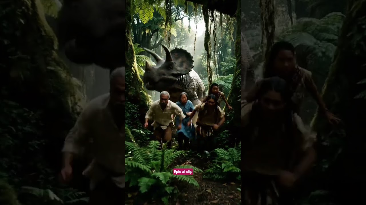 Epic Dinosaur Roar | Terrifying T-Rex Chase in the Lost Jungle ​