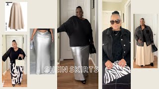 SHEIN Plus Size Try-On Haul Pre-Black Friday Looks | Curvy | Skirt Sizes L - 4XL | Online Shopping