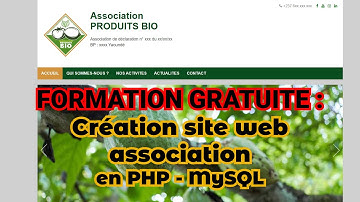 Création site web en PHP - MySQL: Partie I, 1/7 - Introduction et installation d