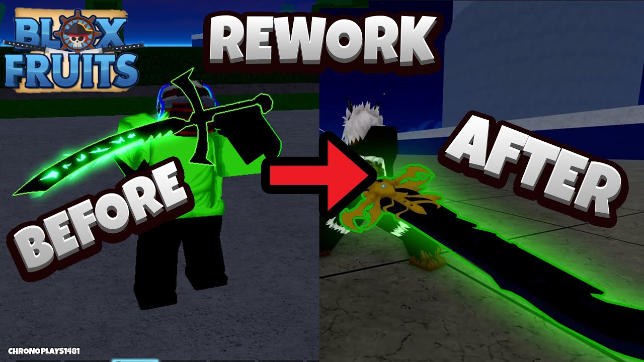 NEW All Swords Rework Showcase (Update 20 Blox Fruits) 