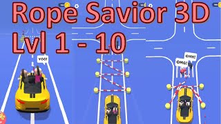 Full Walkthrough Rope Savior 3D Level 1 - 10 screenshot 2