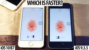 iPhone 5S - iOS 10 BETA 7 vs. iOS 9.3.5 Speed Test! #iOS10BETA7 #IOS10 #IOS935 #iPhone5S