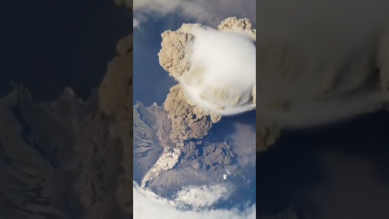 NASA Sarychev Volcano Eruption From The International Space Station
