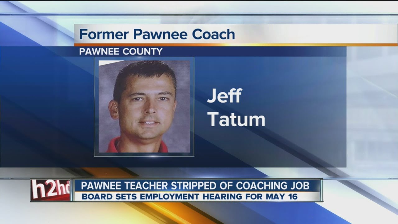 Pawnee High School girls basketball coach Jeff Tatum stripped of