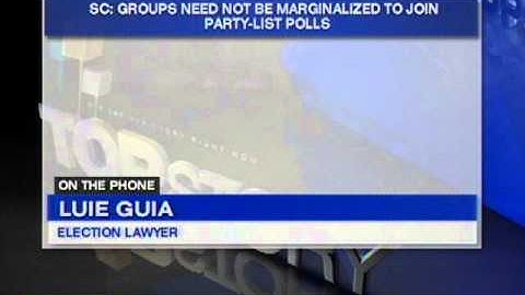 SC: Groups need not be marginalized to join partylist polls