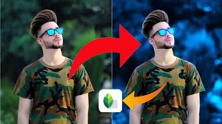 how to blue tone edit in snap seed   application in Hindi screenshot 4