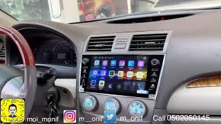 شاشة كامري 2011_2008 شكل رهيب اندرويد 9 ونظامين و آبل CarPlay  للطلب 0502050145 _مهندس/منيف