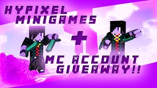 RANDOM HYPIXEL MINIGAMES + MINECRAFT ACCOUNT GIVEAWAY [NEW RULES] PART 2 W/ BACON CREW