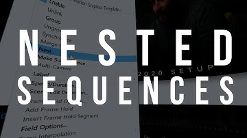 NESTED SEQUENCES... One of the MOST HELPFUL tools in Adobe PREMIERE