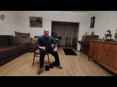 განტელების უკან აქნევა დახრილ მდგომარეობაში.