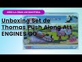 Unboxing de set de Thomas y sus amigos push along All Engines Go.