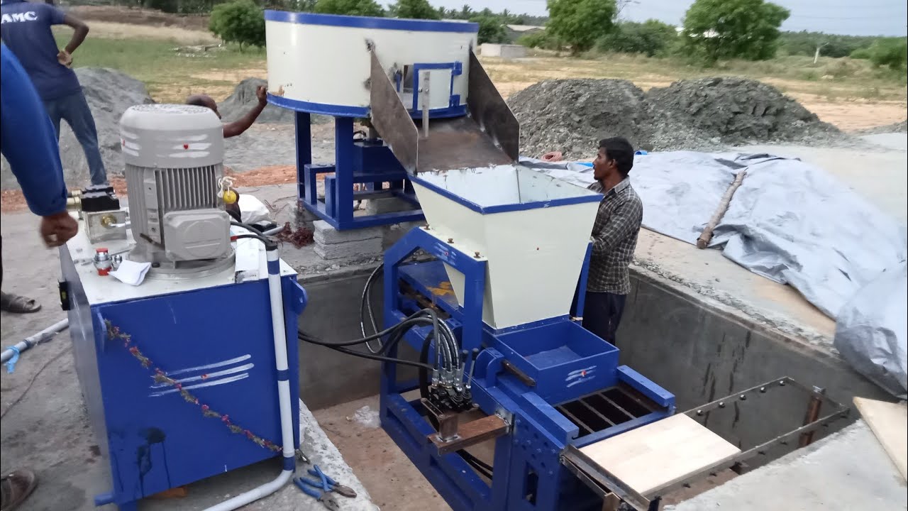 attached interlocking brick and fly Ash bricks making machine SB ...