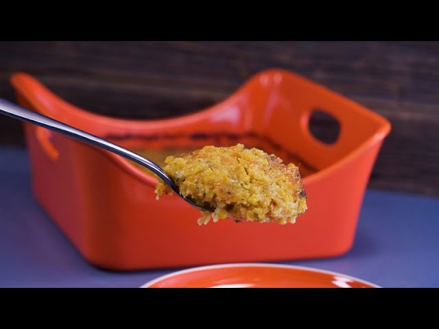 Cheesy Creamed Corn Pudding in Just One Dish! | Rachael Ray Show