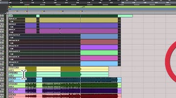 Pro Tools Editing Tutorial - How To Prepare The Session For Mixing - Instrument Cleanup