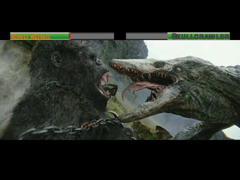 King Kong vs Skullcrawler...with healthbars