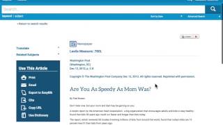 Digital Media Center Spotlight: SIRS Current Events