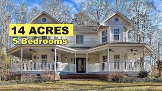 5 Bedrooms Country Estate On 14 Acres With Stream