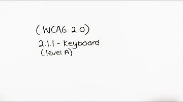 2.1.1 - Keyboard (Level A)