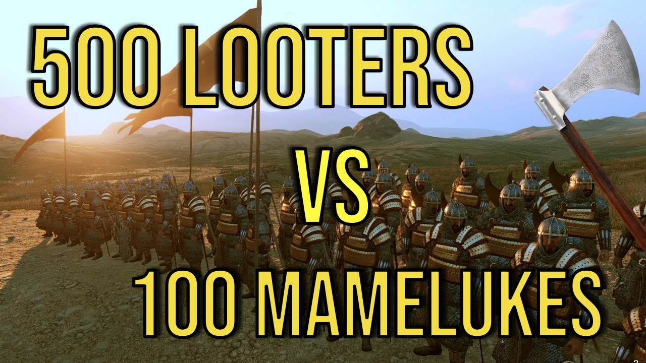 500 looters VS 100 Mameluke Palace Guards - Mount & Blade II ...