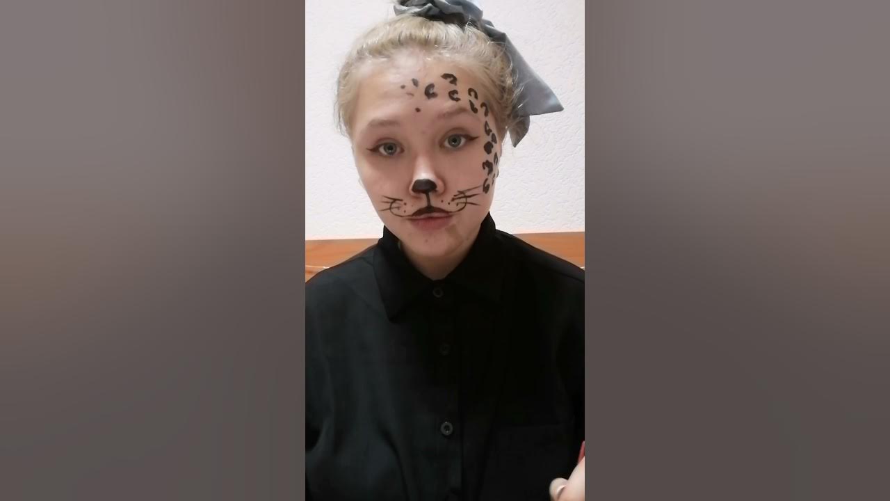 Грим "Кошка" - YouTube