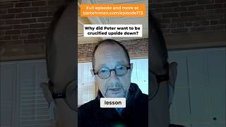 Why did Peter want to be crucified upside down?