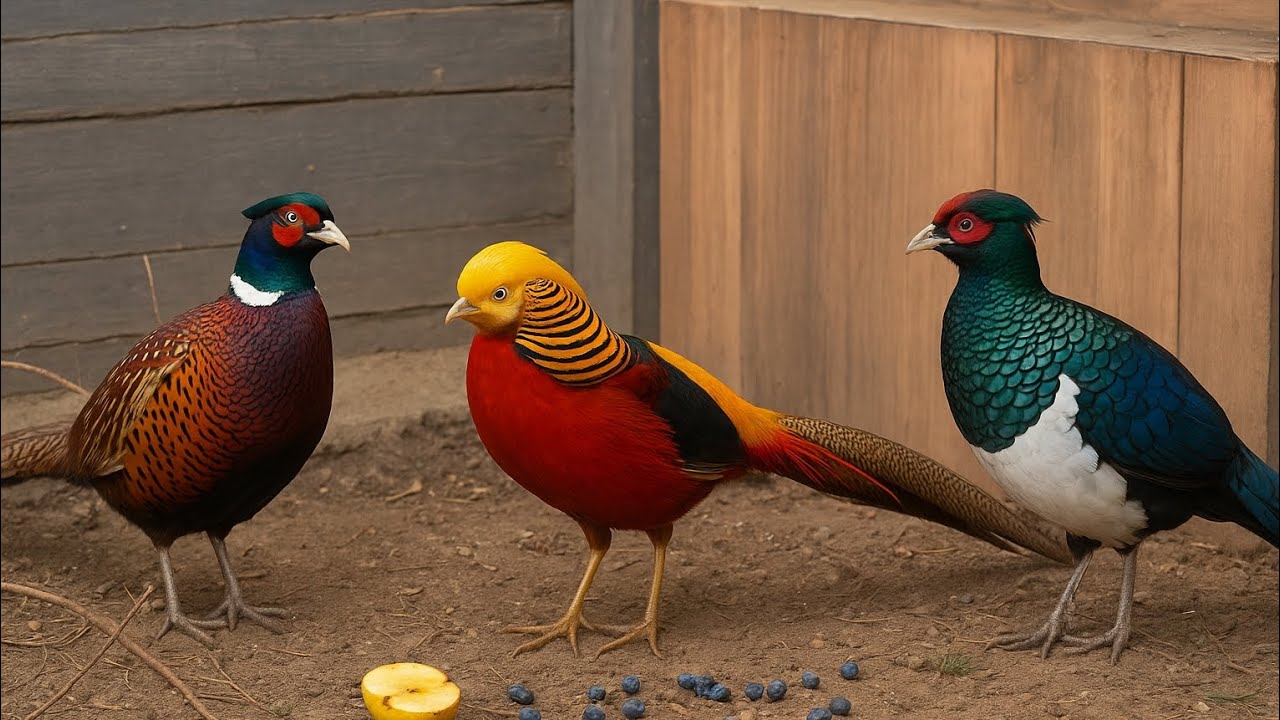 Gatunki Bażantów w mojej Hodowli !!! 
