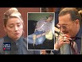 Attorney Grills Amber Heard About Taking Unflattering Pictures of Johnny Depp Sleeping