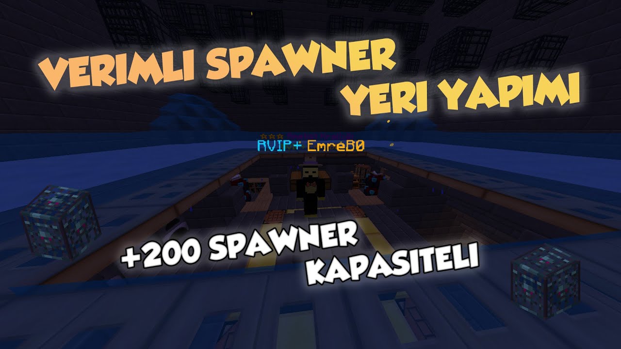 VERİMLİ SPAWNER YERİ YAPIMI/Craftrise Survival Ametist