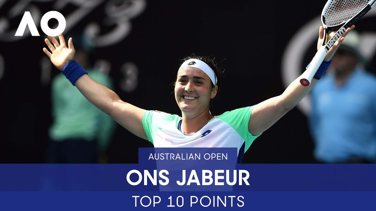 Ons Jabeur’s Top 10 Points Australian Open TennisGusto