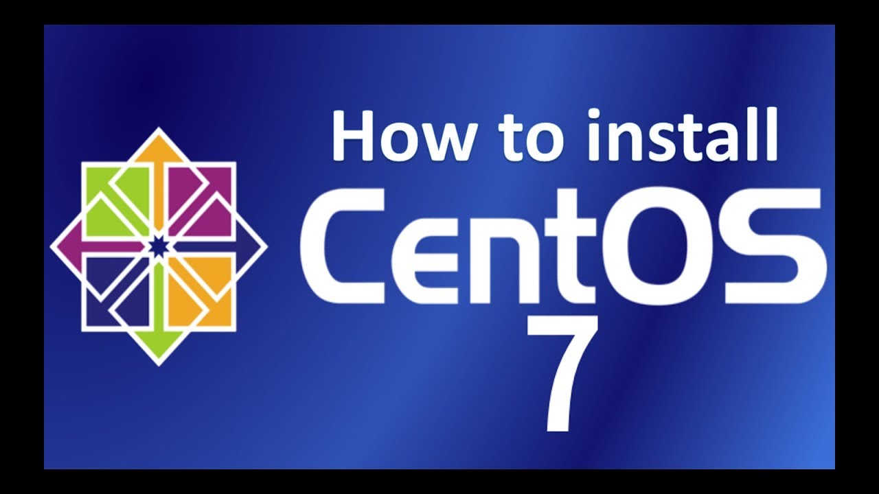 How to install CentOS 7 - YouTube