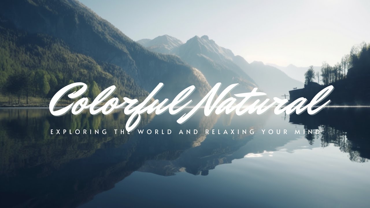 Experience Tranquility with Peaceful Music and  Beautiful Lake Reflections for mind relaxation