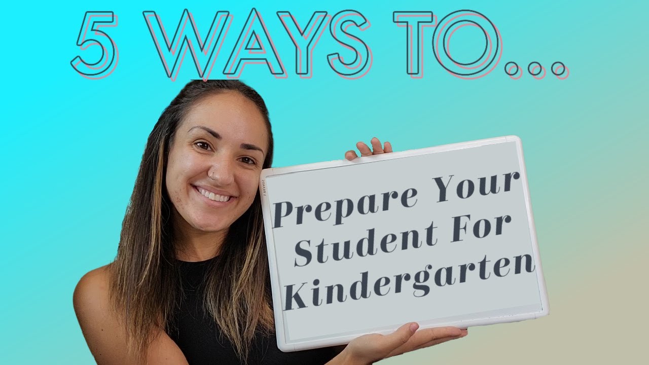 How to Prepare Your Student for Kindergarten