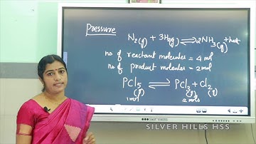 SILVER HILLS HSS | Std X | Chemistry | CHEMICAL EQUILLIBRIUM (Part 2) | Ms Sherly Vijayan K
