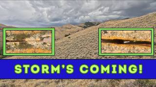 Storm's Coming! So Little Time To Collect Amazing Jasper and Agates!