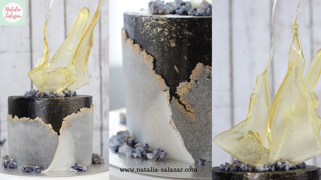 🖤Sugar Sheet en torta Real😎 | Sugar Sail| Natalia Salazar