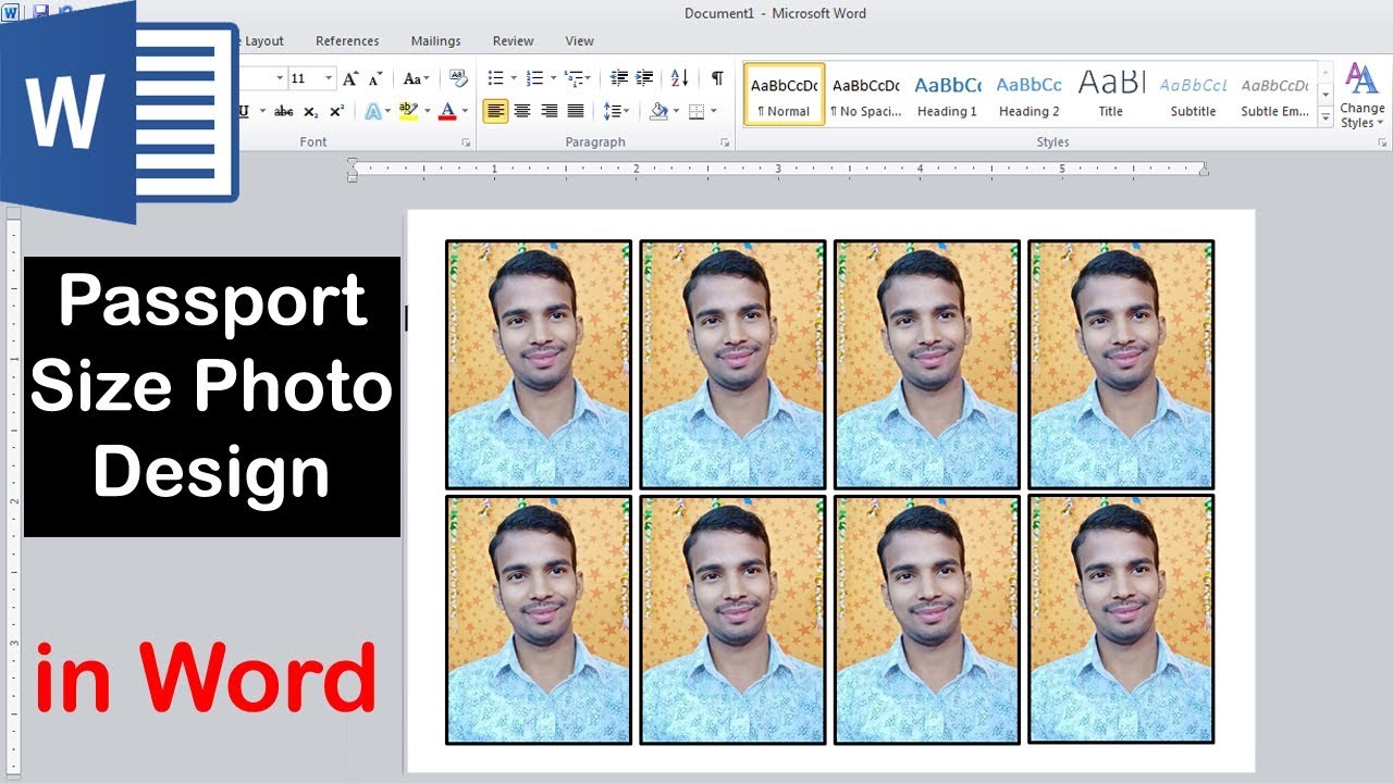 print passport photo in picasa 3.9