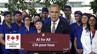 Prime Minister Mark Carney announces Canada’s AI strategy