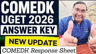 How to check Comedk answer key 2026|Comedk response sheet|Comedk key answer|Comedk marks vs rank