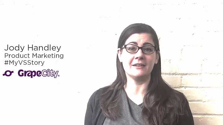 GrapeCity's Jody Handley tells #MyVSStory