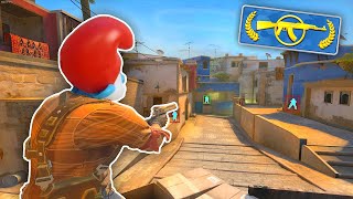 he was CHEATING and SMURFING ?
