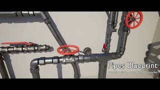 Unreal marketplace Tool: Pipes Blueprint Unreal marketplace Tool: Pipes Blueprint