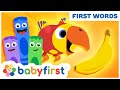 Toddler Learning Video Words w Color Crew & Larry | Baby Learning First Words & ABC | Baby First TV