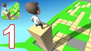 Stacky Dash - Gameplay Walkthrough Part 1 Levels 1-15 (Android, iOS)