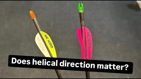 Does Helical direction really matter?