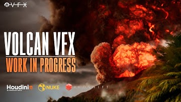 VOLCANO VFX | HOUDINI REDSHIFT NUKE