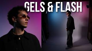 How I Turn A White Background Into Any Color With Gels | Godox AD400 + Godox MS300